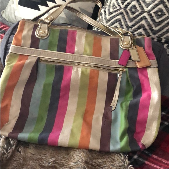Vintage Coach Poppy Bag - Picture 1 of 8